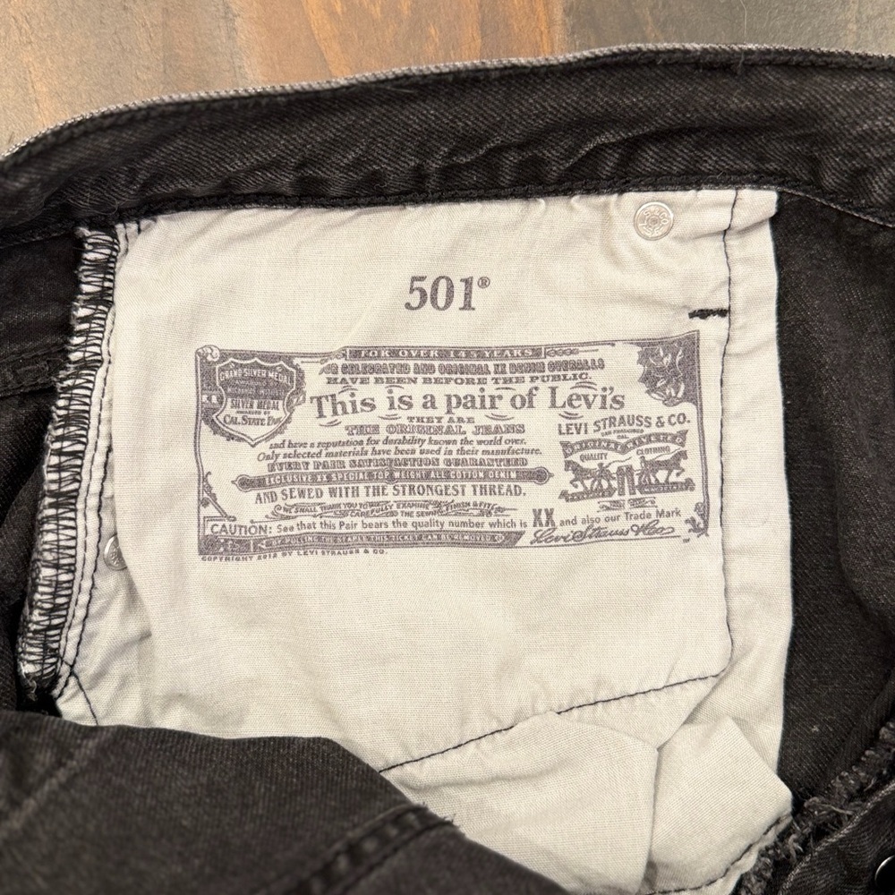 Levi 501 High Rise Shorts - Picture 4 of 5